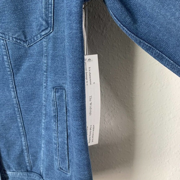 Sundaysnyc Blue Denim Snap Button Light Weight Jacket - Picture 3 of 4